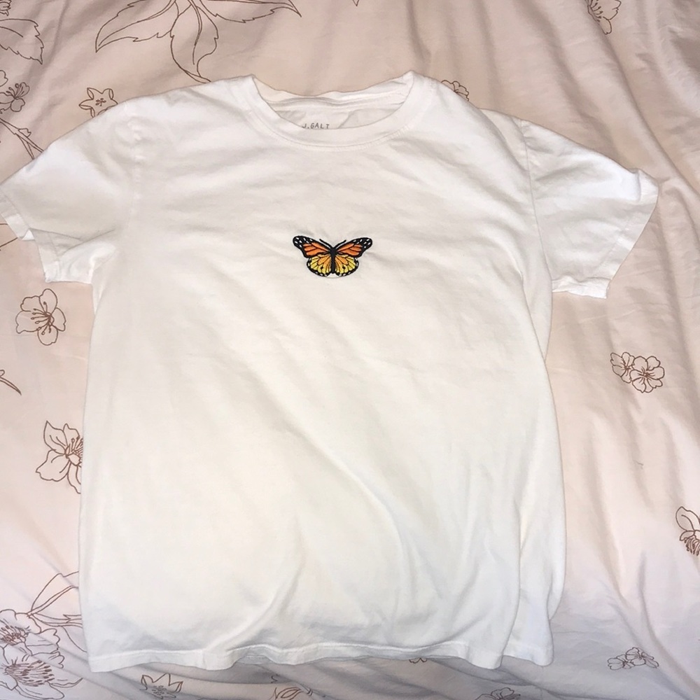 Brandy Melville Oversized Butterfly Shirt